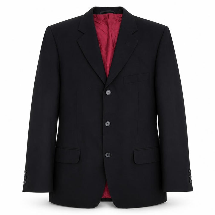 Roberto Bassi Men's Black Blazer, Size 40, Formal