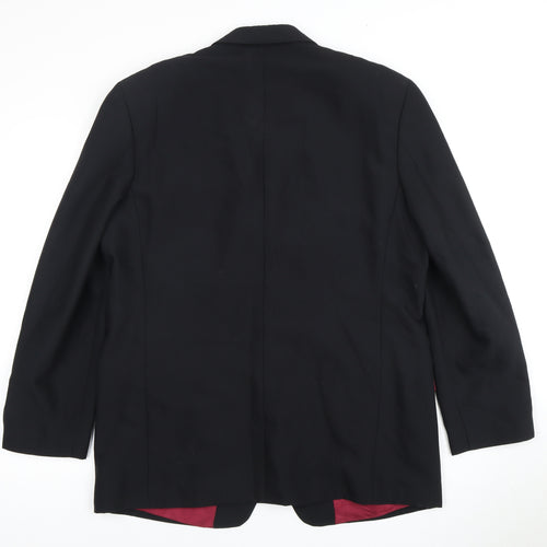 Roberto Bassi Men's Black Blazer, Size 40, Formal