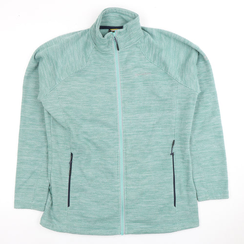 Craghoppers Women's Green Mid-Length Zip Jacket Size 12