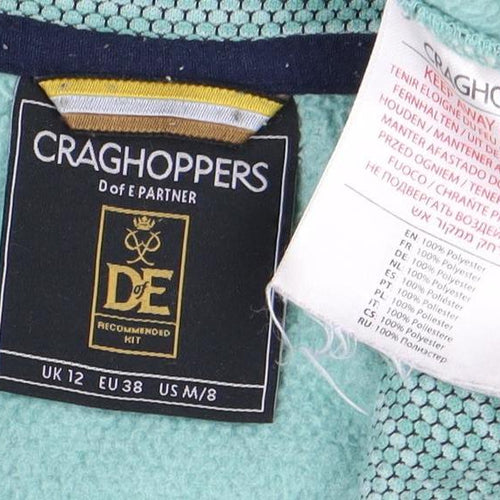 Craghoppers Women's Green Mid-Length Zip Jacket Size 12