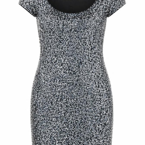 H&M Women’s Black Sequin Bodycon Dress Size 6 Party