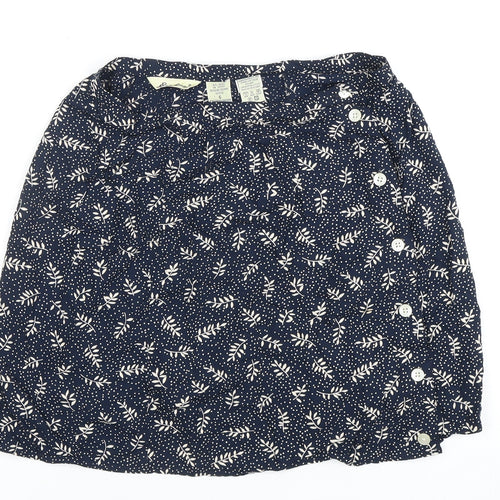 Eddie Bauer Women's Petite Blue Floral Skirt Size 6
