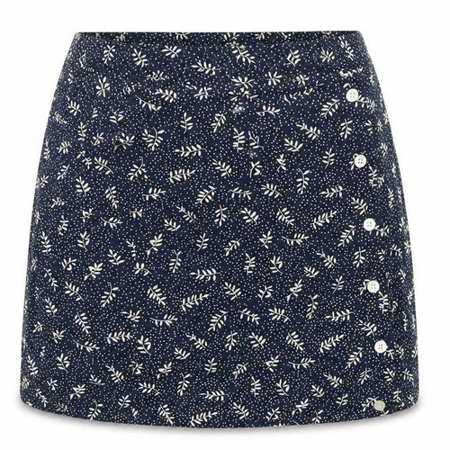Eddie Bauer Women's Petite Blue Floral Skirt Size 6