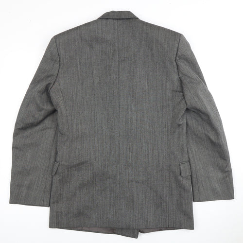 Yves Saint Laurent Men's Grey Wool Blazer Size 46R