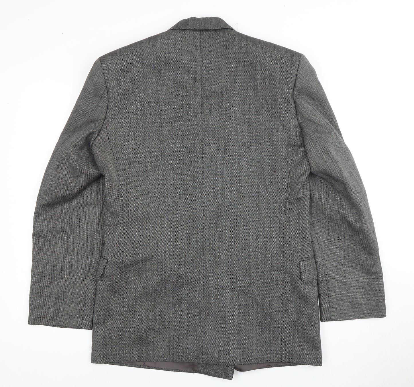 Yves Saint Laurent Men's Grey Wool Blazer Size 46R