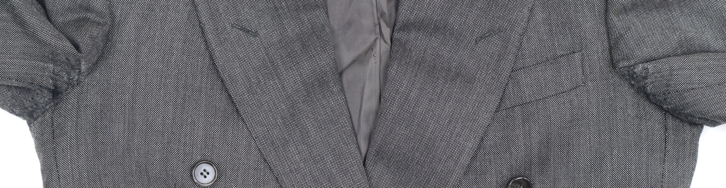 Yves Saint Laurent Men's Grey Wool Blazer Size 46R