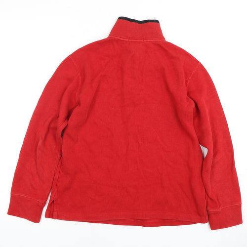 Polo Ralph Lauren Red Henley Unisex M Sweatshirt