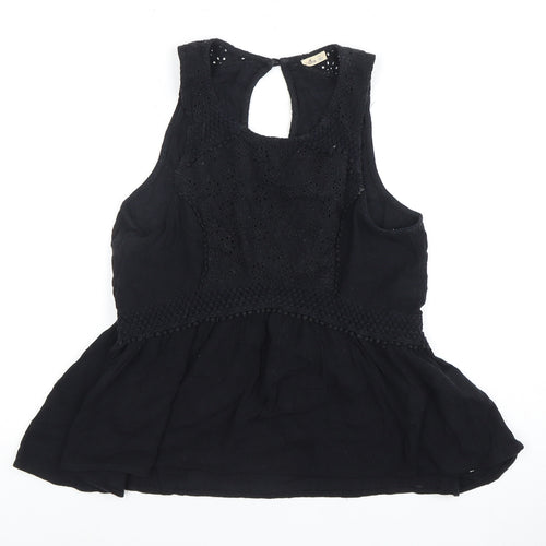 Hollister Women’s Black Blouse, S, Sleeveless, Casual