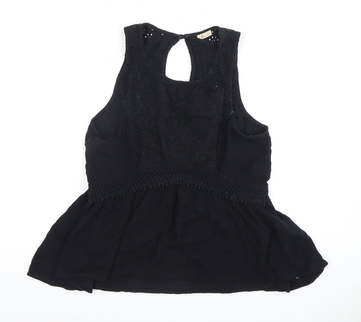 Hollister Women’s Black Blouse, S, Sleeveless, Casual