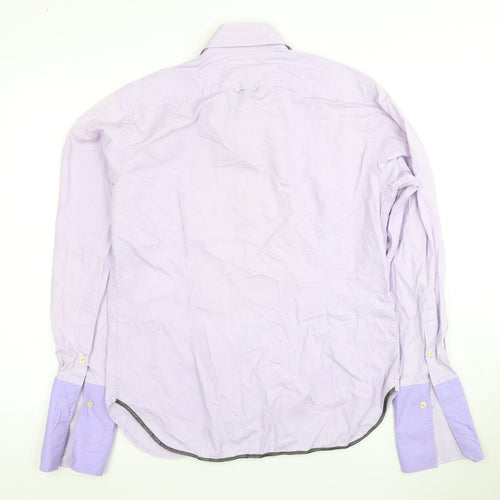 PS Paul Smith Men's Purple Slim Fit Dress Shirt