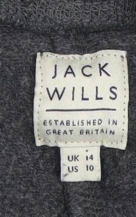 Jack Wills Women's Grey Jogger Trousers Size 14
