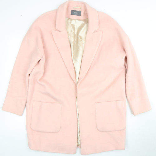South Women's Pink Long Coat - Size 16, Lined