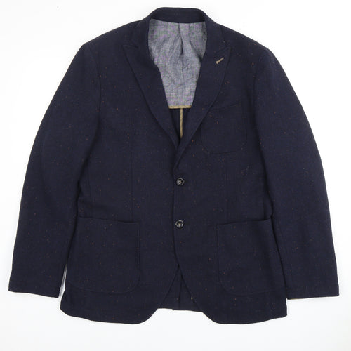 JACK & JONES Men's Blue Blazer, UK 42, Formal Jacket