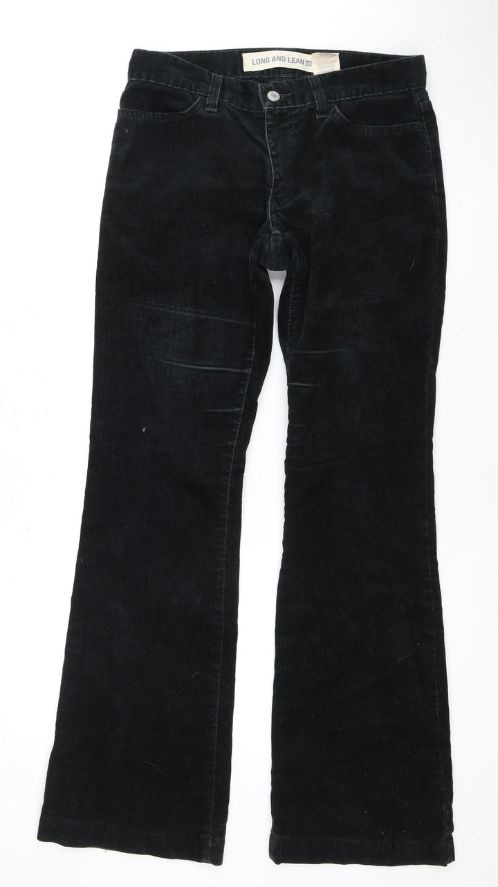Gap Women's Black Long & Lean Trousers, Size 4