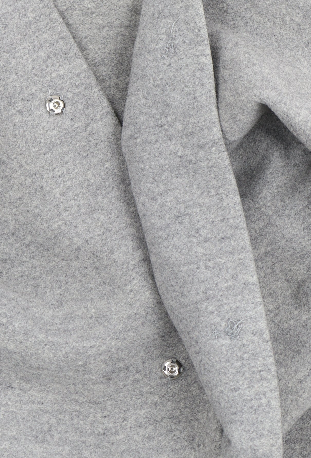 Next Women's Grey Wool Blend Long Overcoat Size 8