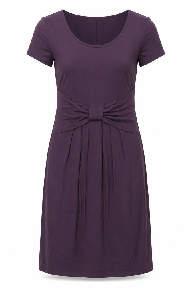 Front view of Fenn Wright Manson Women’s Purple Dress, size UK 12