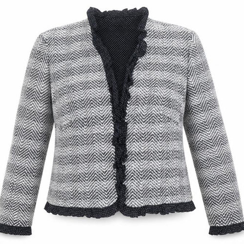 Escada Women's Multicoloured Tweed Blazer Size 34