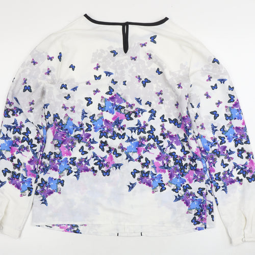Adrianna Papell Women's Floral Blouse, Size 10