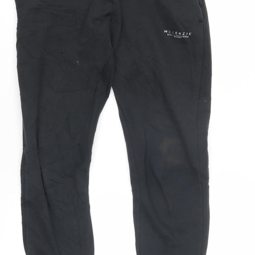 McKenzie Boys Black Jogger Trousers 12-13 Years