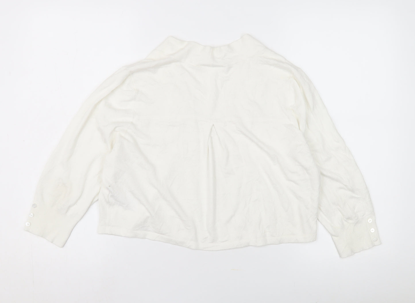 Wallis Women’s White Petite Cardigan, Medium