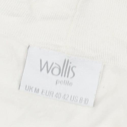 Wallis Women’s White Petite Cardigan, Medium