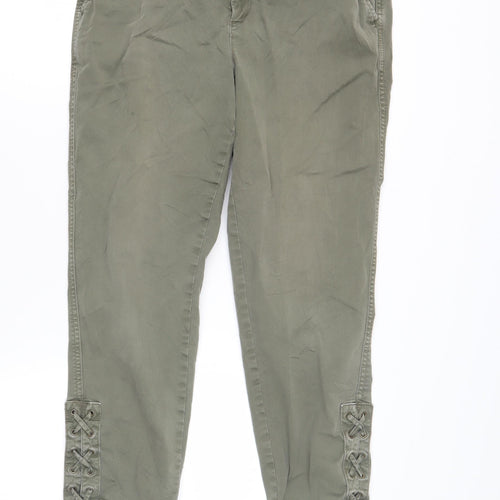 GAP Women’s Green Capri Trousers S Pocket Casual