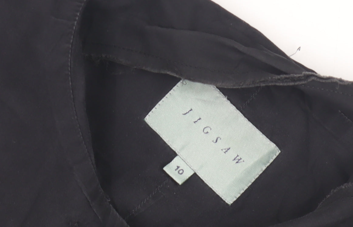 Jigsaw Women's Black Basic Jacket Size 10