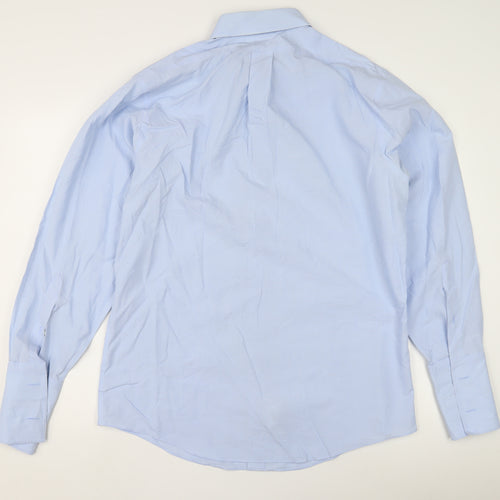 Brooks Brothers Men's Blue Dress Shirt, Size 16