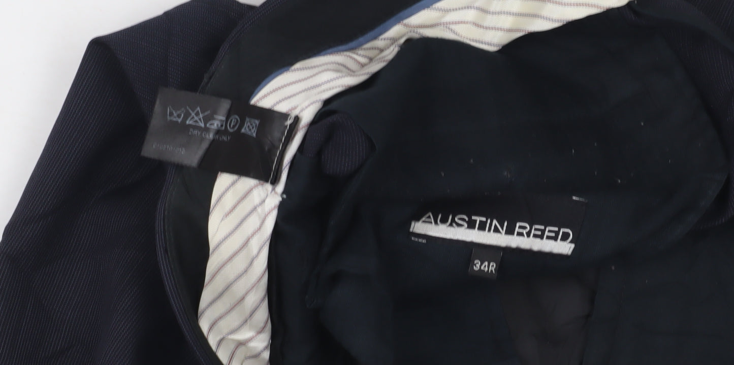 Austin Reed Men's Blue Wool Trousers 34R