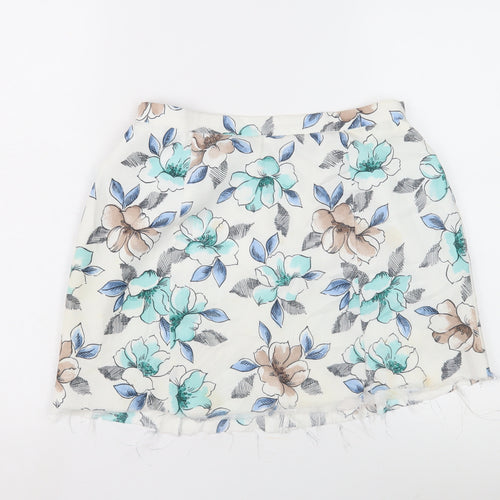 Eastex Women's Multicoloured Floral Skirt Size 10