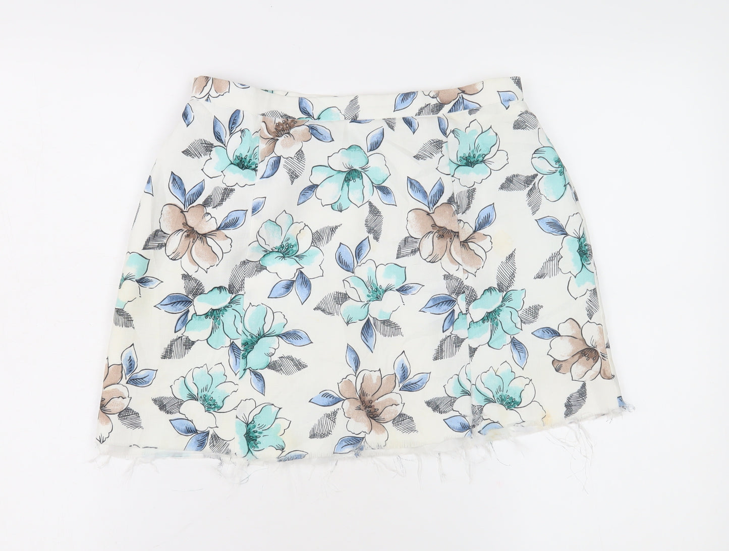 Eastex Women's Multicoloured Floral Skirt Size 10