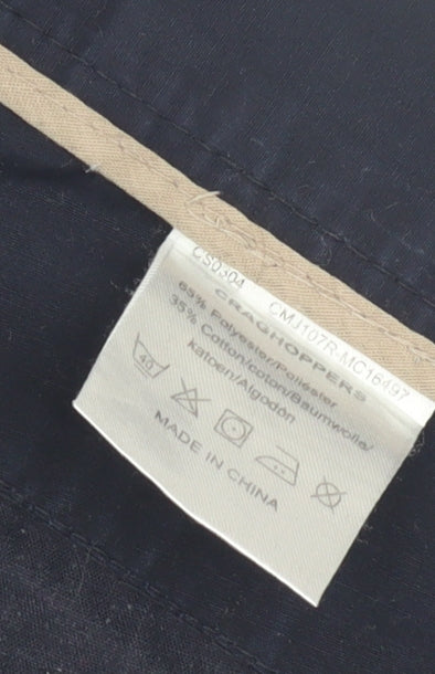 Craghoppers Men's Blue Cargo Trousers, Size 32