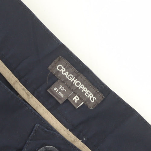 Craghoppers Men's Blue Cargo Trousers, Size 32