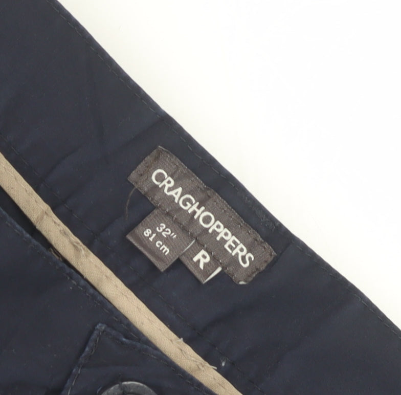 Craghoppers Men's Blue Cargo Trousers, Size 32