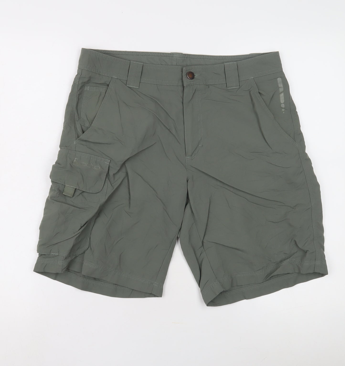 Odlo Men's Grey Cargo Shorts - M, Outdoor Pockets