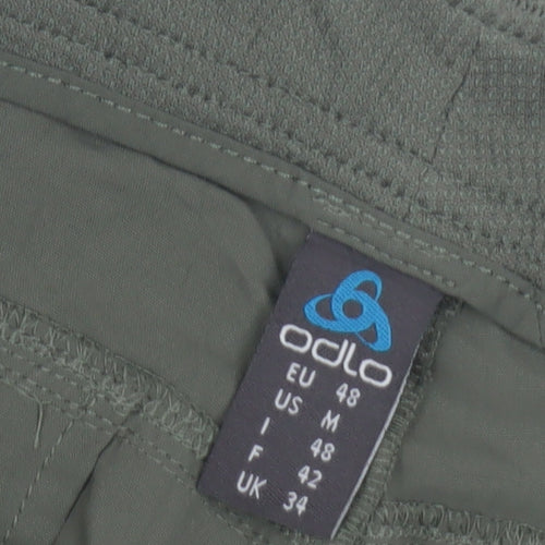 Odlo Men's Grey Cargo Shorts - M, Outdoor Pockets
