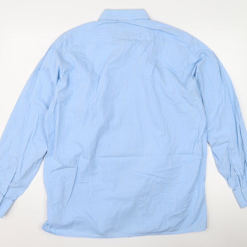 Van Heusen Men’s Blue Striped Long Sleeve Dress Shirt L