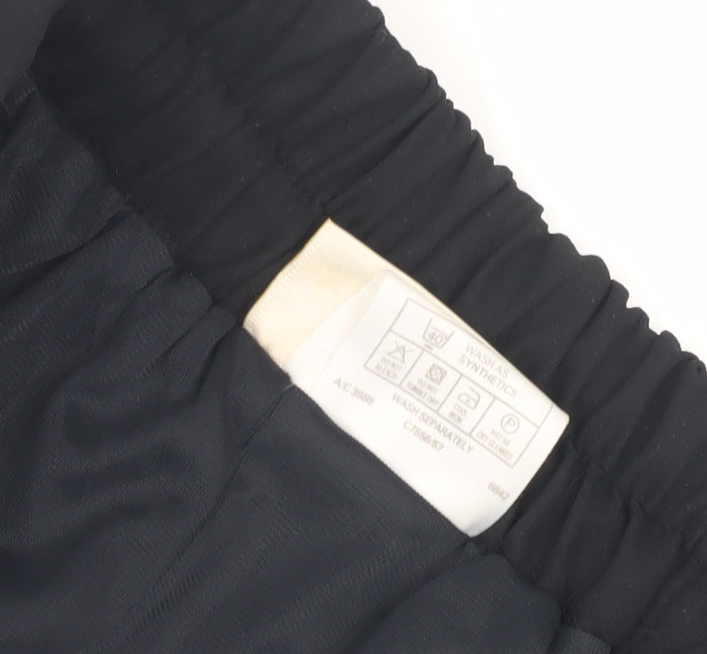 Richards Women's Black Midi A-Line Skirt, Size 14