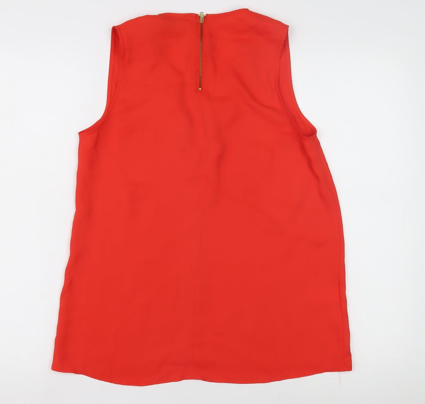 Next Women's Red Sleeveless Blouse - Size 12
