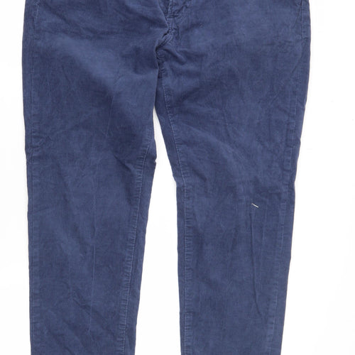Uniqlo Men's Blue Corduroy Trousers, Size 32