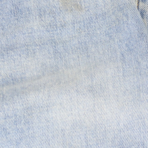 R13 Unisex Kids Blue Straight Jeans, 26 In Waist, Size 2XL