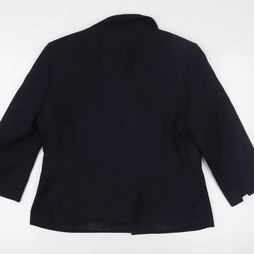 Marks and Spencer Women's Blue Coat Size 14