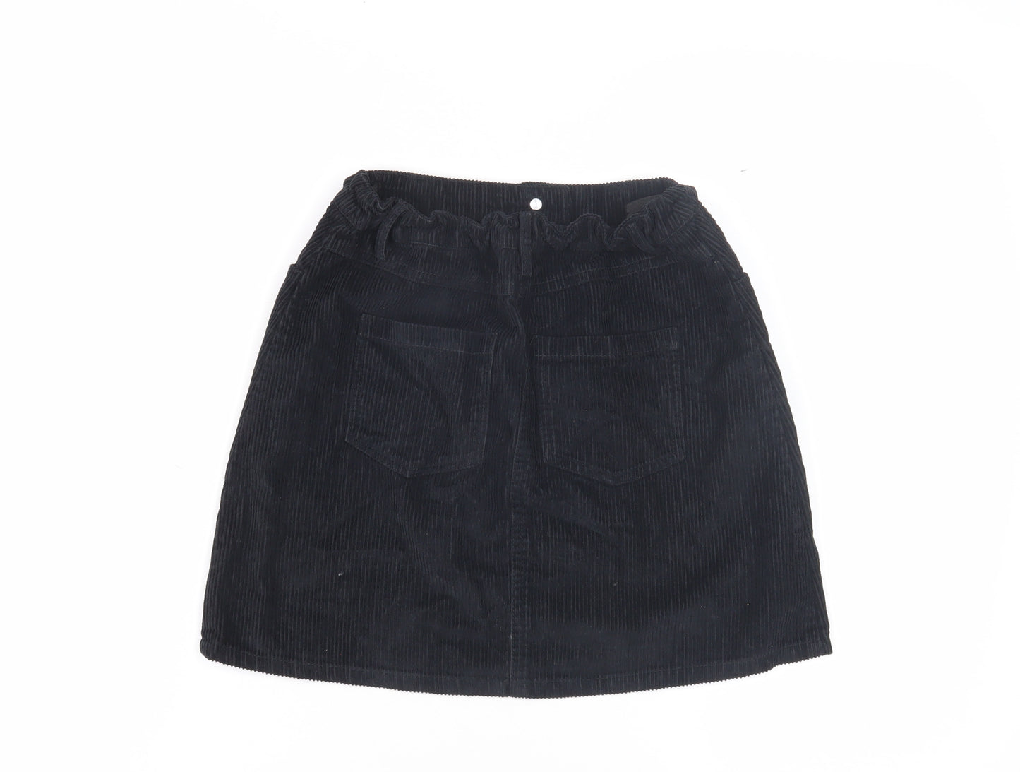 Miss Evie Girls Black Corduroy Skirt 11-12 Years