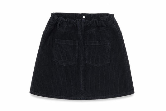 Miss Evie Girls Black Corduroy Skirt 11-12 Years