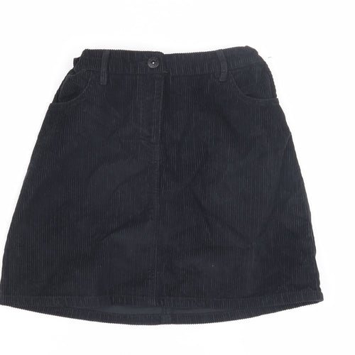 Miss Evie Girls Black Corduroy Skirt 11-12 Years