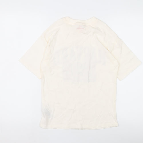Marks & Spencer Boys' White Harvard T-Shirt 8-9 Years