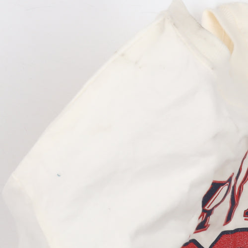 Marks & Spencer Boys' White Harvard T-Shirt 8-9 Years