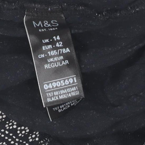 Marks and Spencer Black Women's Size 14 Trousers