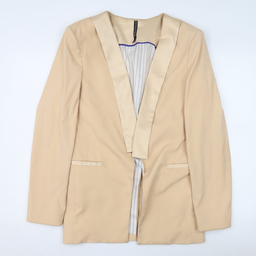 W118 by Walter Baker Women's Beige Blazer L Large