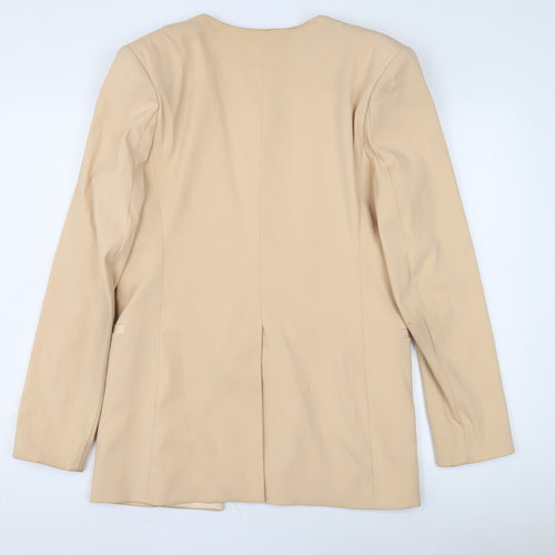 W118 by Walter Baker Women's Beige Blazer L Large